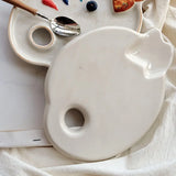 Artist Van Gogh Palette Artistic Ceramic Color Palette Creative Ceramic Storage Tray Fine Dining Fruit Dessert Plat
