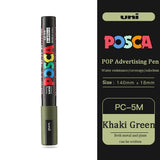 1-Pc Uni Posca Paint Marker Pen Medium PC-5M 29 Colors  Art Supplies Stationery Painting Graffiti Anime Poster  Advertising
