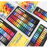 32/48/60 Colors Easy Use Drawing Line Stick Toner Portable Smooth Hair Dye Soft Short Pastel Painting Chalk Set