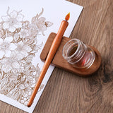 AOOKMIYA Wooden Pole Glass Dip Pen Fountain Pen Line Pen Art Writing Comics Illustration/watercolor Painting Art Supplies