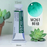 AOOKMIYA Japan Holbein Artist Transparent Watercolor Paint 15ml/0.5oz Tube Student/artist Professional Painting Art Supplies