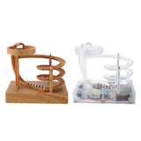 Kinetic Art Perpetual Motion Machine Ornament Desk Non Stop Rolling Ball Toy Science Physics Gadget Desktop Decoration