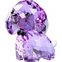 AOOKMIYA Handmade Crystal Dog Figurine Miniature Glass Animal Craft Home Decor Ornament Trinket Gift for Children