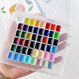 AOOKMIYA German Schmink Watercolor Paint 48 Color Solid Trial Sub-packaging College-level Macaron Beginner Acuarela Painting Art Supplies