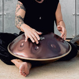 AOOKMIYA 9 Tone HandPan Drum Handmade 10 Note Tongue Drum Professional Handpan Adult Steel Tongue Drums Musical Instruments Percussion AOOKMIYA.COM