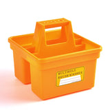 Square Pencil Wash Bucket Plastic Drawing Pencil Wash Bucket Desktop Stationery Organizer Portable Outdoor Sketch Pencil Washers