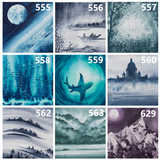 AOOKMIYA Original Russian White Nights Precipitation 15 Color Watercolor Pigment Solid Full Block Artist-grade Acuarela Art Supplies