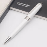 Quality M B 163 Black Ballpoint Rollerball Pen Platinum Coated Metal Ultra Black White Gel Pen for Writing