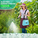 Shoulder Style Electric Sprayer 8L Watering Can With Spray Gun Automatic Garden Plant Mister USB Rechargeable Irrigation Tool