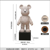 Bear Decoration Landing Figurine Resin Material Ornaments Sculpture Beside The TV Cabinet in The Living Room Festival Gift
