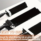 AOOKMIYA 1pc 2.2"/ 3.9"/ 5.9"/7.6" Rubber Brayer Roller for Printmaking,Gluing,Engraving,Wallpapers,Printing Ink Blocks,Craft Stamping