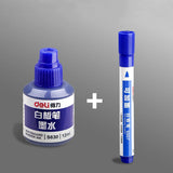 Black Ink for Whiteboard Markers Erasable Large Capacity Refill 12ml Red Blue Water-based Students Color pen and ink stationery