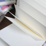 AOOKMIYA Portable Fabric Cotton Pulp Watercolor Sketchbook 10cm 300g Medium Coarse Texture Drawing Paper Travel Sketching Art Supplies