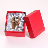 Crystal Dog Figurine for Birthday Gifts Chinese Zodiac Animal Art Craft Lucky Fortune Desktop Decor for Home Office Display