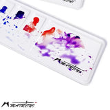 AOOKMIYA Martini Metal Watercolor Palette Multi-zone Toning Easy To Clean Portable Watercolor Painting Tools Paint Plate Art Supplies