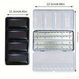 Watercolor Paint Palette and Set Watercolor Tin Box, Metal Palette Paint Case with Lid Empty with Storage Bag for Travel Artist