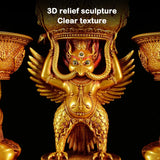 AOOKMIYA New LED electronic butter lamp ornament, Resin roc charging model eternal lamp, Indoor Buddhist Lamp, Home decor craftwork AOOKMIYA.COM