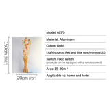 SOURA Nordic Red Floor Lamp Modern Art Flower Living Room Sofa Bedroom  Wedding LED Originality Decorative Standing Light