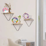 AOOKMIYA 20cm Punch Embroidery Starter Kits Children's hand embroidery kit Beginners DIY Needlework Wool Punch Needle Poke Embroidery Kit