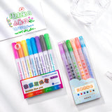3D Three-dimensional Jelly Pen Color Gel Pen Student Cute Diy Multi-color Painting Pen Graffiti Ceramic Metal Glass Nail Pen