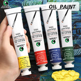 AOOKMIYA 50ml Marie's Oil Paints,Professional Oil Based Pigments Art Supplies for Craft Painting,Rich Colors,Gifts for Artist,Beginners