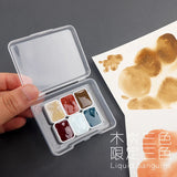 AOOKMIYA Schmincke Liquid Charcoal Pigment Subpackage 1ML/2ML Watercolor Pigment Liquid Blood Red Carmine Art Student Painting Supplies