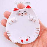 AOOKMIYA Ceramic watercolor palette multi-cell watercolor painting white porcelain palette professional painting ceramic supplies
