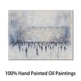 AOOKMIYA ART+ Creative Gifts Large Jewish Kotel Canvas Art Hand Painted Textured Oil Painting Abstract Jerusalem Landscape Artwork for Family Room Decor Gift