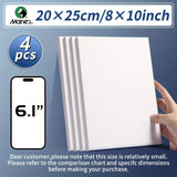 AOOKMIYA 4/6/8pcs Marie's Canvas for Painting  Bulk 20x25cm/8x10in,Blank Rectangular Framed Boards,for Acrylic,Oil,Gouache,Artists,Adults