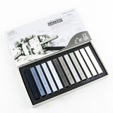 12 color pastels for sketching Chalk pastel stick Brush for sketching  Soft pastel stick Multi-color dust-free sketching brushes