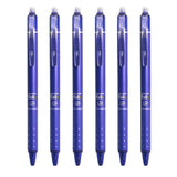 0.5mm Retractable Erasable Gel Pens Set with Refills Black Blue Gel Ink Built-in Eraser Office Supplies Exam Stationery Kit