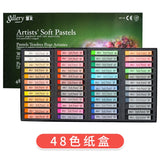 Mungyo Gallery Soft Pastel Squares Chalk 24/36/48 Colors for Art Painting, Drawing, Blending, Oil Crayons Pastels Art Supplies