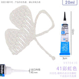 1PC PEBEO Setacolor 3D Fabric Paint, 20ml Textile Fiber Hook Line Pen Waterproof Diy Hand-painted Clothes Pigment