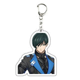 AOOKMIYA ART+ Creative Gifts Blue Lock Isagi Yoichi Acrylic Anime Keychain Bag Charms Pendant Jewelry Cute Creative Key Ring Friends Gift Figure Cartoon