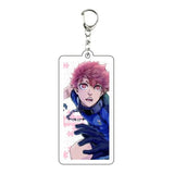 AOOKMIYA ART+ Creative Gifts Blue Lock Isagi Yoichi Acrylic Anime Keychain Bag Charms Pendant Jewelry Cute Creative Key Ring Friends Gift Figure Cartoon