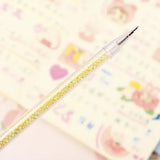 Cute Bubble Bead Pen Small Pointed Pen Knife Student Handwriting Stickers Cut Quicksand Oil Painting Spatula Art Carving Knife