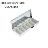 AOOKMIYA Watercolor Sub-packaging Box 6/12 Color Mini Portable Empty Palette Pigment Moisturizing Box Palette Painting Art Supplies