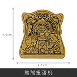AOOKMIYA Retro Brass Clip Palette Fixed Clip Going Out Sketch Paint Box Hand Account Clip Metal Bill Clip Travel Painting Art Supplies