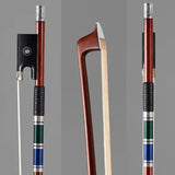 AOOKMIYA Handmade Violin Bow Engraved Floral Silver Accessories Stringed Musical Instruments Violin Bow Beginners Performing Professional AOOKMIYA.COM