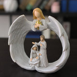 Angel Ornaments, Resin Crafts, Home and Courtyard Decorations, Creative Jesus Decorations Dining Rooms Living Rooms Decorations