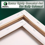 AOOKMIYA 4/6/8pcs Marie's 13x18cm/5x7inch Blank Canvas Bulk,Prepared for Painting,Drawing,Oil,Acrylic,Tempera,Perfect for Adults,Artists