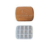 AOOKMIYA Mini Watercolor Tin Box 12/24 Grid Portable Watercolor Packing Travel Palette Student Artist Painting  Aquarela Art Supplies