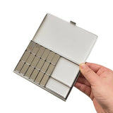 AOOKMIYA Empty TN Magnetic Watercolor Box Portable Travel Paint Dispenser Box Palette Iron Box Beginner Students Art Supplies