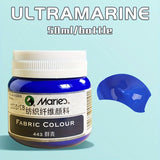 AOOKMIYA Marie's Fabric Paint 1 Bottle,50 ml 22 Colors for Clothes Permanent for Artists,Crafters for Shirts,Shoes,Jeans,Canvas Bags,DIY