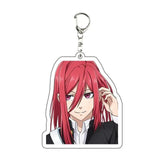 AOOKMIYA ART+ Creative Gifts Blue Lock Isagi Yoichi Acrylic Anime Keychain Bag Charms Pendant Jewelry Cute Creative Key Ring Friends Gift Figure Cartoon