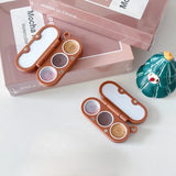 AOOKMIYA Mini Bread Stick Shape Watercolor Box with Palette 0.5ML 3-color Cute 3D Printing Paint Box Portable Painting Supplies