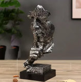 Modern Art 58CM Banksy Art Balloon Girl Statue Healing Flying Balloon Girl Sculpture Resin Craft Home Living Room Decor Gift