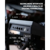 NEW!MAX Electronic Drum Set with Industry Standard Mesh Heads, 10'' Snare, 10'' Tom3, 12'' Crash, 450+ Authentic Sounds