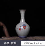 Vintage Small Vase Ceramic Hydrophilic Desktop Flower Arrangement Mini Accessory Flower Planter