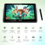 12HD-A H-IPS LCD Graphics Drawing Tablet Monitor 11.6 Inch Size 1366x768 Display 8192 Pressure Level Passive Technology